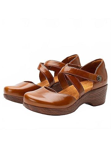 Alegria Women's Savina Platform Pump in Luggage (view 2)