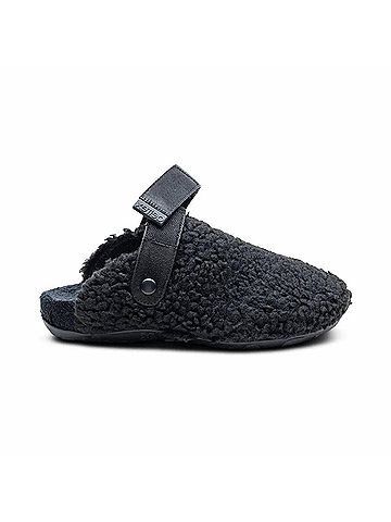 Aetrex Women's Millie Arch Support Slipper in Black (view 1)
