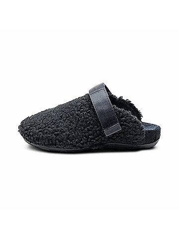Aetrex Women's Millie Arch Support Slipper in Black (view 2)