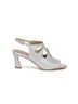 Bernardo Solid Silver Women's Nili Sandal in Silver Size 8 - photo 1