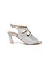 Bernardo Solid Silver Women's Nili Sandal in Silver Size 10 - photo 1
