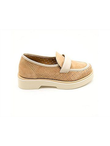 Casta Women's Varina Platform Loafer in Brandy (view 1)