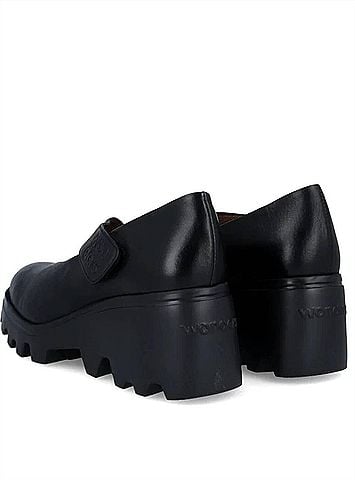 Wonders Women's Bulut Edgy Mary Janes Shoes in Black (view 2)