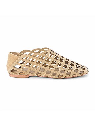 Matisse Women's Cooper Leather Flats in Beige (view 1)