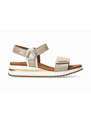 Mephisto Women's Jeanie Wedge Heel Sandals in Beige Ceylan (view 1)