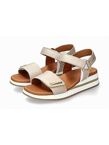 Mephisto Women's Jeanie Wedge Heel Sandals in Beige Ceylan (view 2)