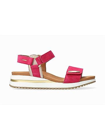 Mephisto Women's Jeanie Wedge Heel Sandals in Fuchsia (view 1)