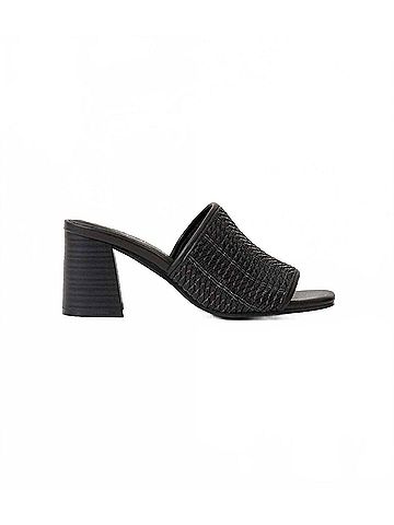 Seychelles Women's Adapt 3 Woven High Heel Sandals in Black (view 2)