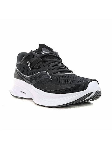 Saucony Women's Guide 15 Running Shoes in Black/White (view 2)