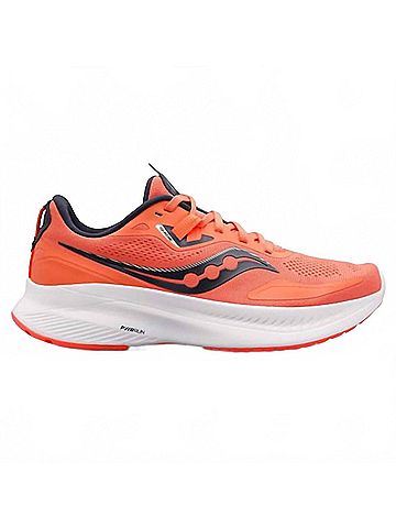 Saucony Women's Guide 15 Running Shoes in Sunstone Orange/White (view 1)