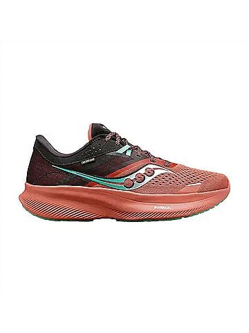 Saucony Women's Ride 16 Running Shoes in Soot/Basalt (view 1)