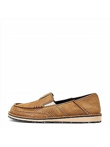 Ariat Women's Cruiser Naturally Snake Skin Casual Shoe in Brown (view 2)