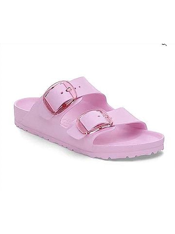 Birkenstock Women's Arizona Big Buckle Eva Sandal in Fondant Pink (view 1)