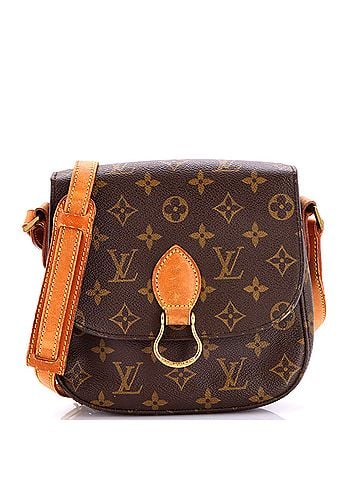 Louis Vuitton Saint Cloud Handbag Monogram Canvas MM (view 1)