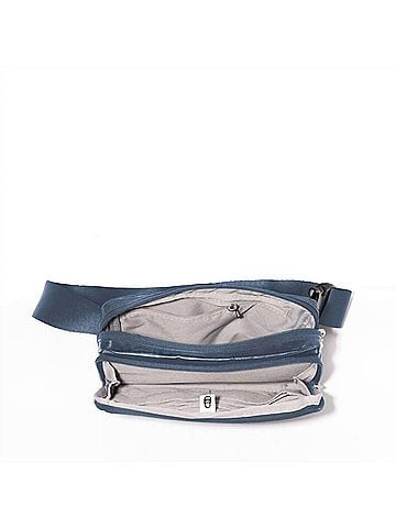 Baggallini Women's Modern Sling Belt Bag in Mist Gloss Ripstop (view 2)