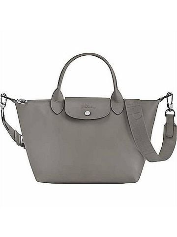 Longchamp Le Pliage Xtra Leather Md Crossbody Bag in Turtledove (view 1)