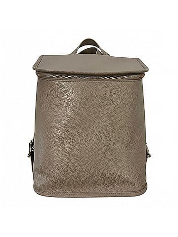 Longchamp Leather Small Backpack in Turtledove (view 1)