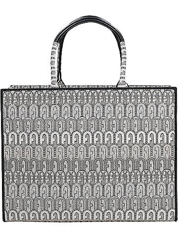 FURLA Women Opportunity L Tote Bag Toni Ballerina Os in Gray (view 1)
