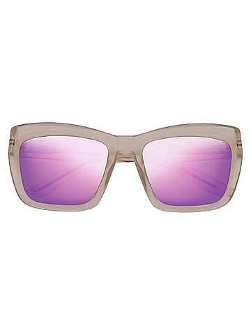 IVI Women's Bonnie Sunglasses in Nude/ Amethyst Flame Flash Lens (view 1)