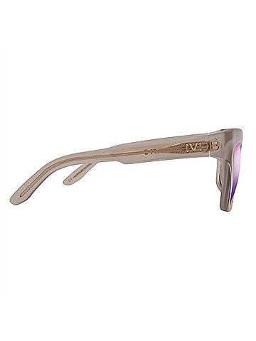 IVI Women's Bonnie Sunglasses in Nude/ Amethyst Flame Flash Lens (view 2)