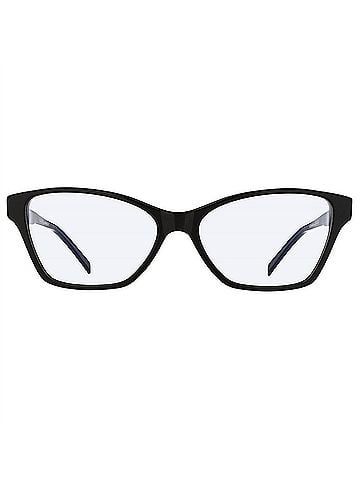 IVI Women's Cosmopolis Eyeglasses in Black/ Clear Lens (view 1)
