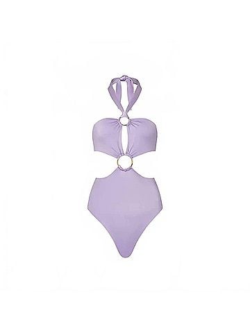 CinCin Disco Hoop Swimsuit in Periwinkle (view 1)
