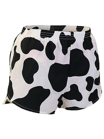 B.O.A. 1" Elite Printed Split Short in Moo (view 1)