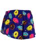 B.O.A. Blue Women's Stretch 1" Elite Printed Split Short in Donuts Size S - photo 2