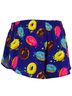 B.O.A. Polka Dots Blue Women's Stretch 1" Elite Printed Split Short in Donuts Size XL - photo 2