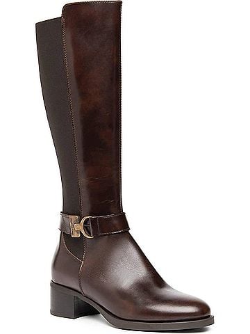Nero Giardini Women's Tall Block Heel Boot in Brown (view 2)