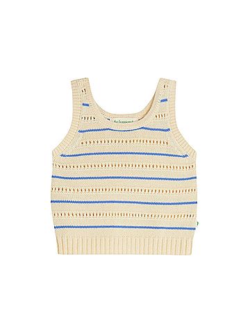 The Bonniemob Boy's Cala Stripe Knit Top in Blue (view 1)