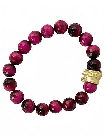 Lula N Lee Women's Sugar Pop Stretch Bracelet in Pink (view 2)