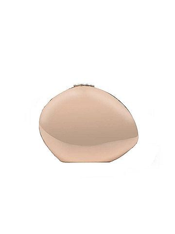 Urban Expressions Women's Reagen Hardshell Clutch Evening Bag in Gold (view 1)