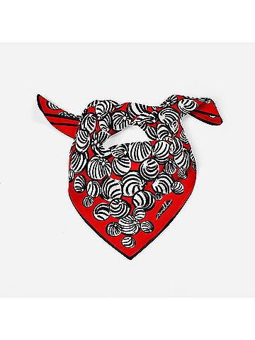 SWELL Gameday Scarf in Red And Black (view 2)