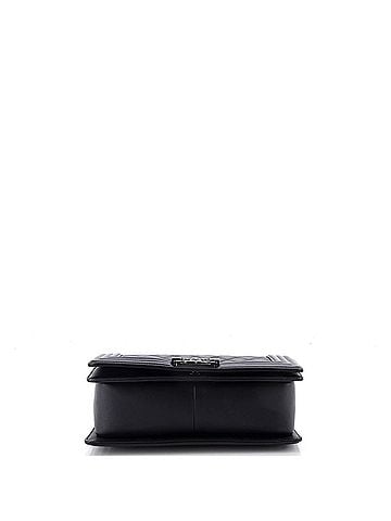 Chanel So Black Boy Flap Bag Quilted Calfskin Old Medium (view 2)