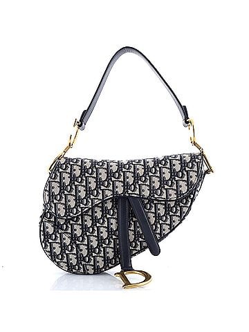 Christian Dior Saddle Handbag Oblique Canvas Medium (view 1)