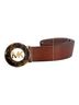 Michael Kors 100% Leather Solid Brown Leather Belt Size S - photo 1