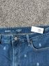Old Navy Floral Blue Denim Shorts Size 16 - photo 3
