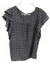 Monteau Polka Dots Black White Short Sleeve Blouse Size XL - photo 1