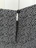 Monteau Polka Dots Black White Short Sleeve Blouse Size XL - photo 4