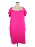 Bold Elements Solid Pink Bold Elements Casual Dress Size 3X - photo 1