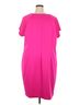 Bold Elements Solid Pink Bold Elements Casual Dress Size 3X - photo 2