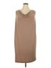 Connected Apparel Solid Tan Connected Apparel Casual Dress Size 3X - photo 1
