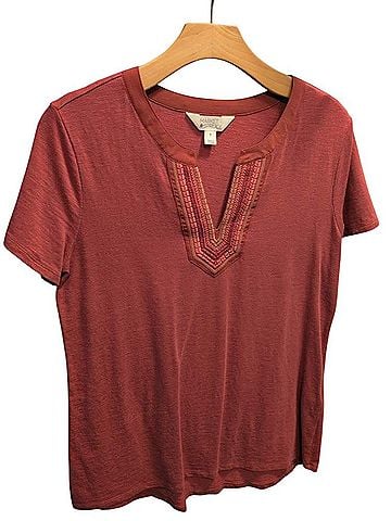 Market and Spruce Short Sleeve Blouse (view 1)