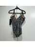 Miraclesuit Chevron-herringbone Gray Silver One Piece Swimsuit Size 16 - photo 8