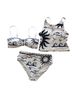 La Blanca Print White Two Piece Swimsuit Size 6 - photo 1