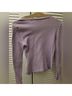 7 For All Mankind Graphic Purple Pullover Sweater Size S - photo 9