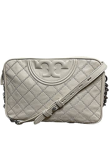 Tory Burch Fleming Camera Leather Crossbody Bag (view 1)