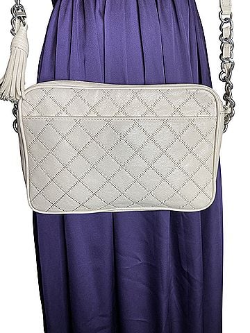 Tory Burch Fleming Camera Leather Crossbody Bag (view 2)
