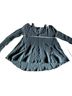 Free People Gray Green Long Sleeve Blouse Size XS - photo 1